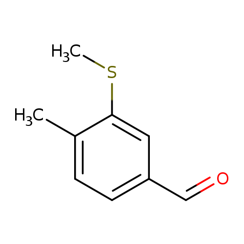 Benzaldehyde, 4-methyl-3-(methylthio)-