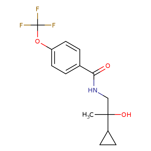 N-(2-cyclopropyl-2-hydroxypropyl)-4-(trifluoromethoxy)benzamide