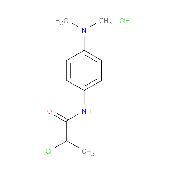 2-chloro-N-[4-(dimethylamino)phenyl]propanamide hydrochloride
