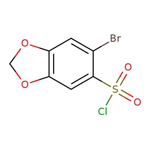 6-bromo-1,3-dioxaindane-5-sulfonyl chloride