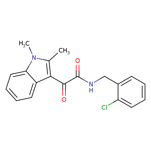 N-[(2-chlorophenyl)methyl]-2-(1,2-dimethyl-1H-indol-3-yl)-2-oxoacetamide