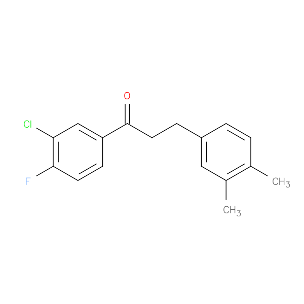 3'-Chloro-3-(3,4-dimethylphenyl)-4'-fluoropropiophenone