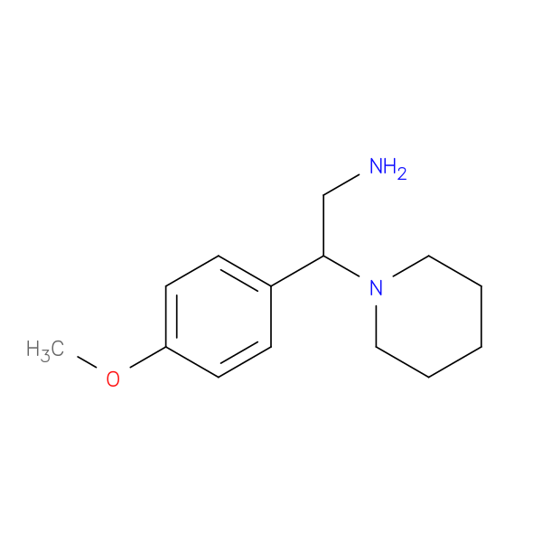 2-(4-Methoxyphenyl)-2-(piperidin-1-yl)ethanamine