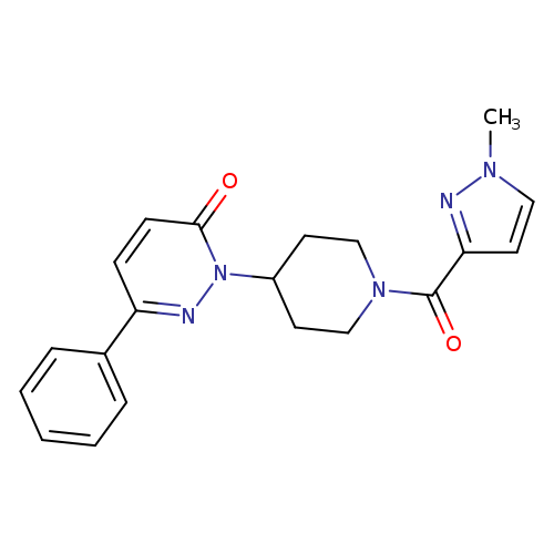 2-[1-(1-methyl-1H-pyrazole-3-carbonyl)piperidin-4-yl]-6-phenyl-2,3-dihydropyridazin-3-one