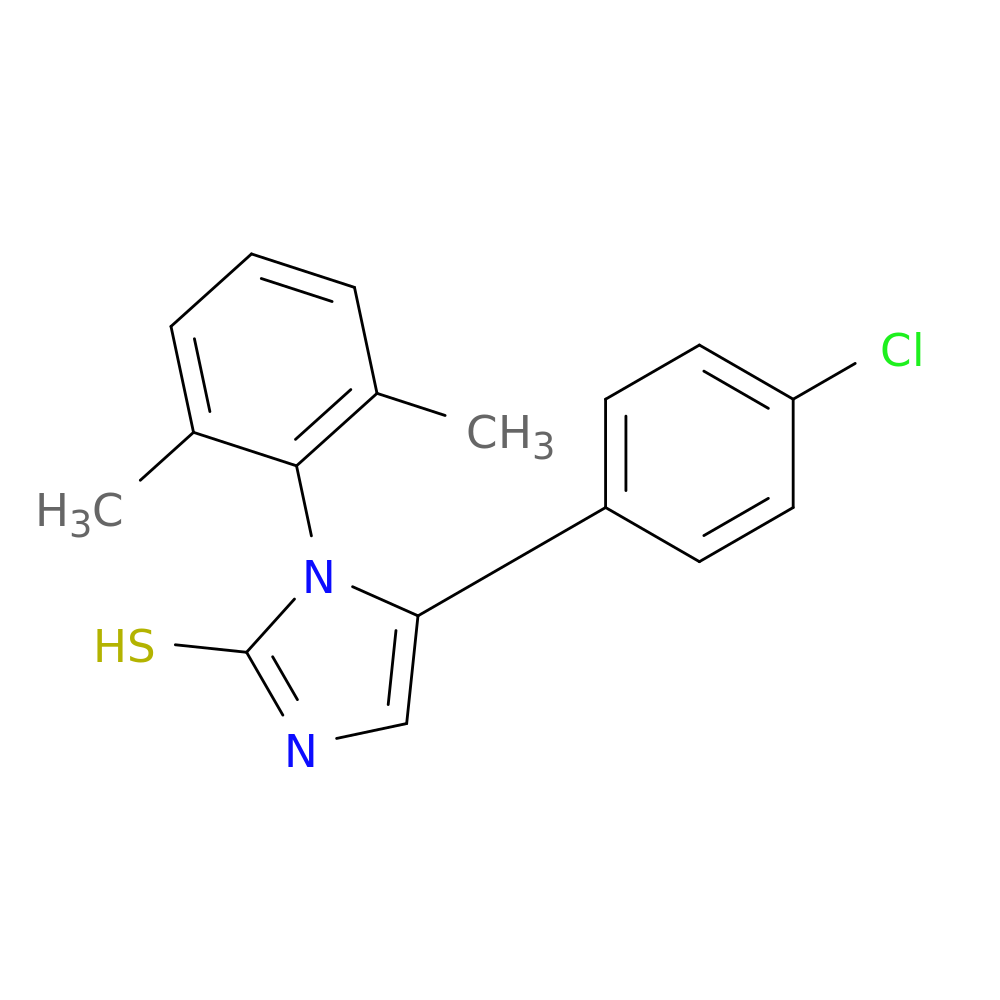 5-(4-chlorophenyl)-1-(2,6-dimethylphenyl)-1H-imidazole-2-thiol