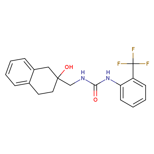 1-[(2-hydroxy-1,2,3,4-tetrahydronaphthalen-2-yl)methyl]-3-[2-(trifluoromethyl)phenyl]urea