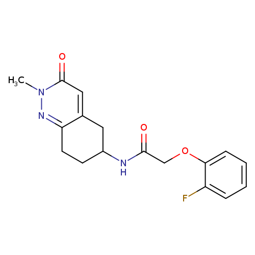 2-(2-fluorophenoxy)-N-(2-methyl-3-oxo-2,3,5,6,7,8-hexahydrocinnolin-6-yl)acetamide