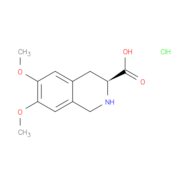 (S)-6,7-Dimethoxy-1,2,3,4-tetrahydro-3-isoquinolinecarboxylic acid, HCl