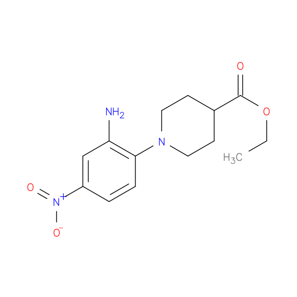 Ethyl 1-(2-amino-4-nitrophenyl)-4-piperidinecarboxylate
