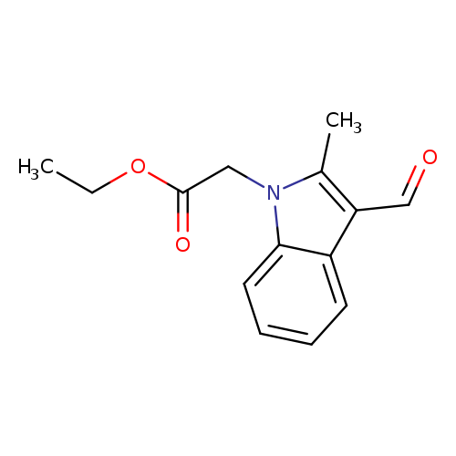 Ethyl (3-formyl-2-methyl-1h-indol-1-yl)acetate
