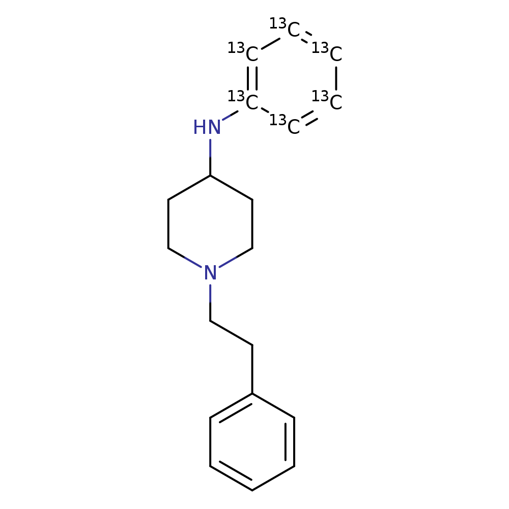 1-phenethyl-N-(phenyl-13C6)piperidin-4-amine