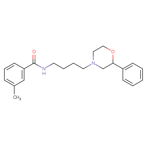3-methyl-N-[4-(2-phenylmorpholin-4-yl)butyl]benzamide