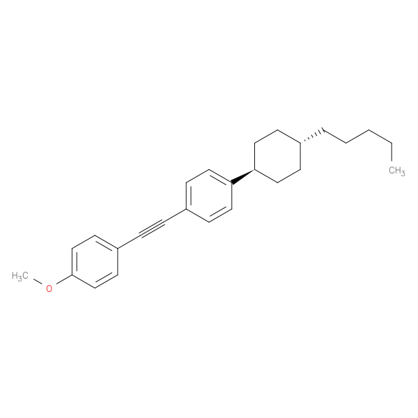 1-Methoxy-4-((4-(trans-4-pentylcyclohexyl)phenyl)ethynyl)benzene