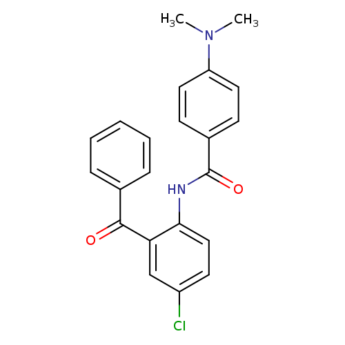 N-(2-benzoyl-4-chlorophenyl)-4-(dimethylamino)benzamide