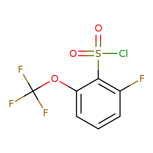 2-fluoro-6-(trifluoromethoxy)benzene-1-sulfonyl chloride