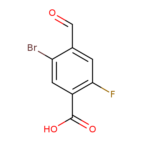 5-bromo-2-fluoro-4-formylbenzoicacid