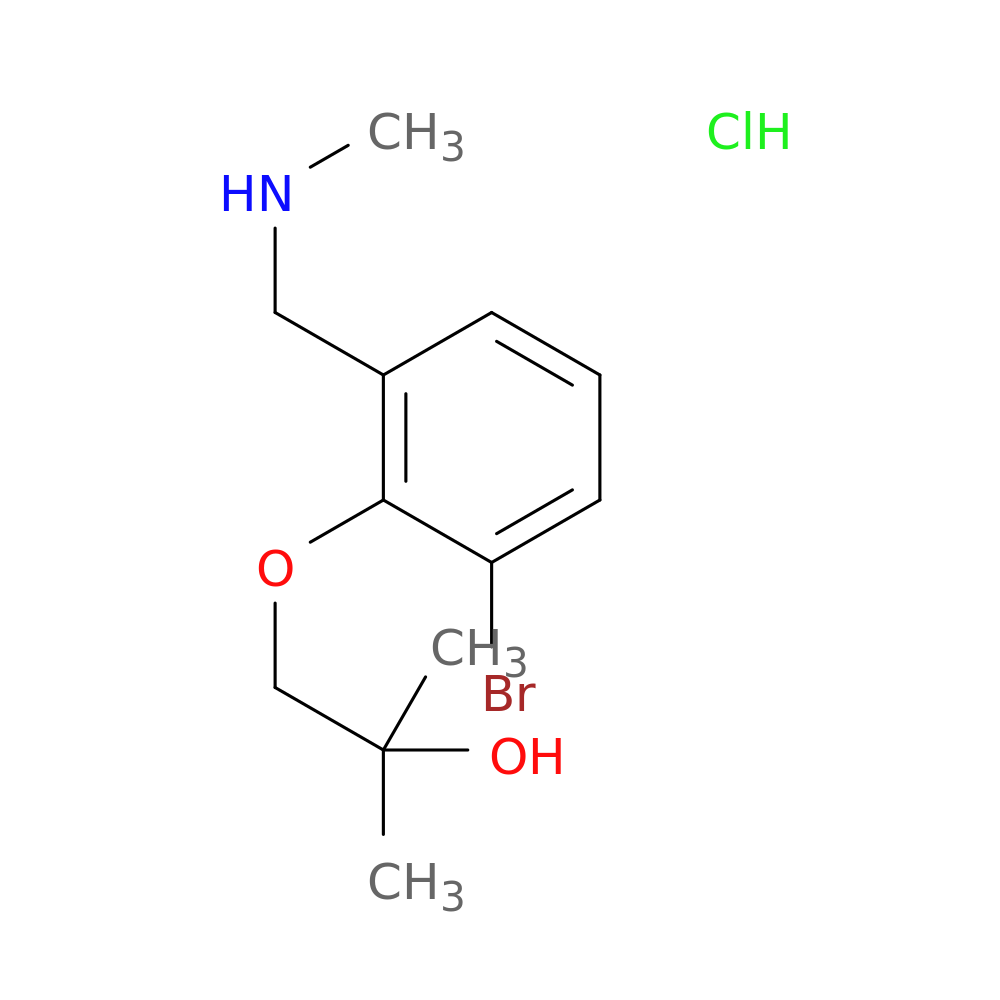 1-{2-bromo-6-[(methylamino)methyl]phenoxy}-2-methylpropan-2-ol hydrochloride