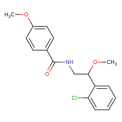 N-[2-(2-chlorophenyl)-2-methoxyethyl]-4-methoxybenzamide