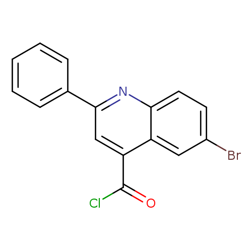 6-Bromo-2-phenylquinoline-4-carbonyl chloride