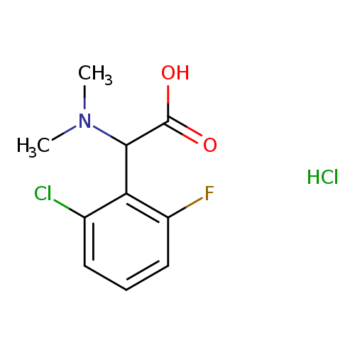 2-(2-Chloro-6-fluorophenyl)-2-(dimethylamino)acetic acid hydrochloride