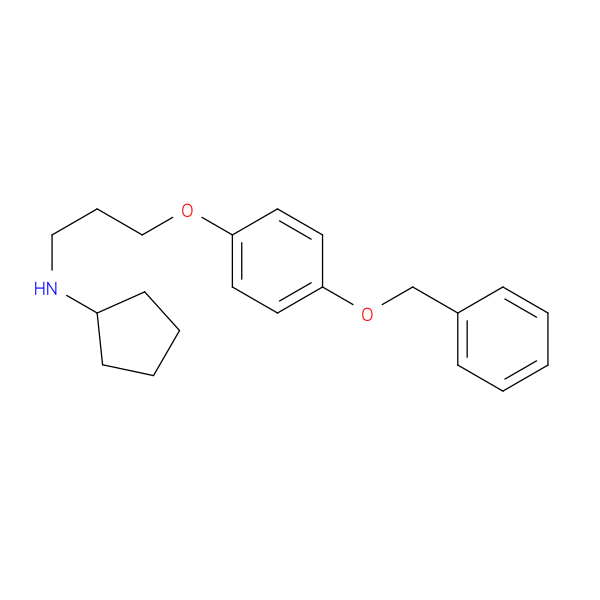 N-{3-[4-(benzyloxy)phenoxy]propyl}cyclopentanamine