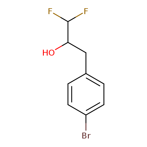 3-(4-bromophenyl)-1,1-difluoropropan-2-ol