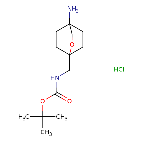 tert-butylN-({4-amino-2-oxabicyclo[2.2.2]octan-1-yl}methyl)carbamatehydrochloride