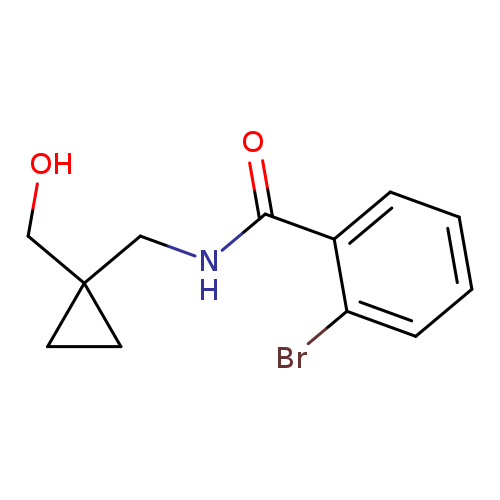 2-bromo-N-{[1-(hydroxymethyl)cyclopropyl]methyl}benzamide