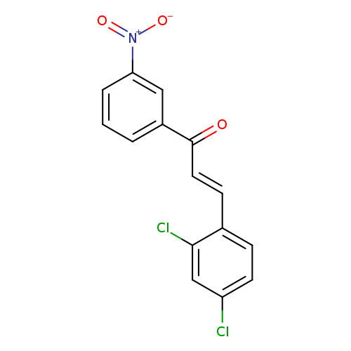 (2E)-3-(2,4-dichlorophenyl)-1-(3-nitrophenyl)prop-2-en-1-one