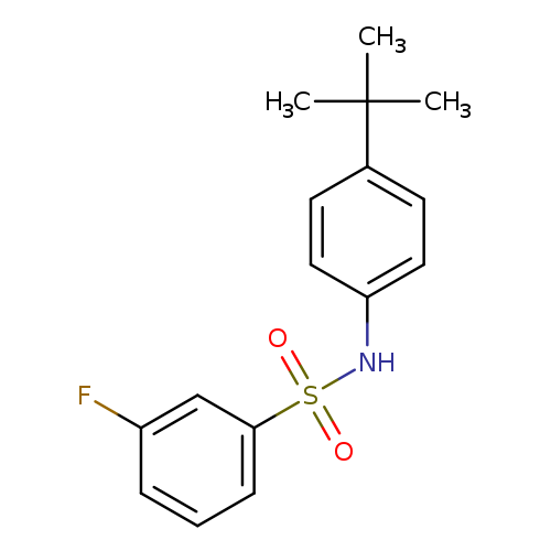 N-(4-tert-butylphenyl)-3-fluorobenzene-1-sulfonamide