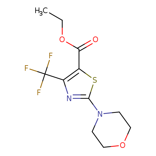 Ethyl 2-morpholin-4-yl-4-(trifluoromethyl)-1,3-thiazole-5-carboxylate