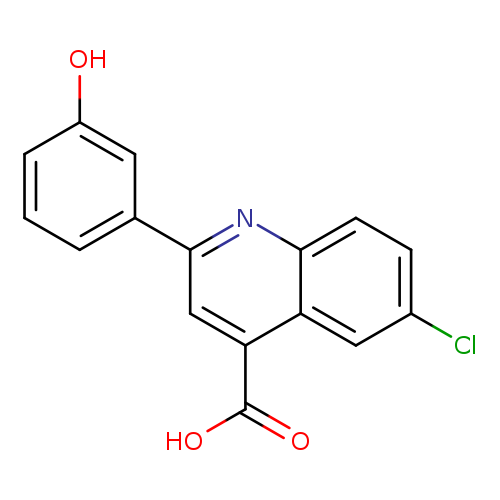 6-Chloro-2-(3-hydroxyphenyl)quinoline-4-carboxylic acid