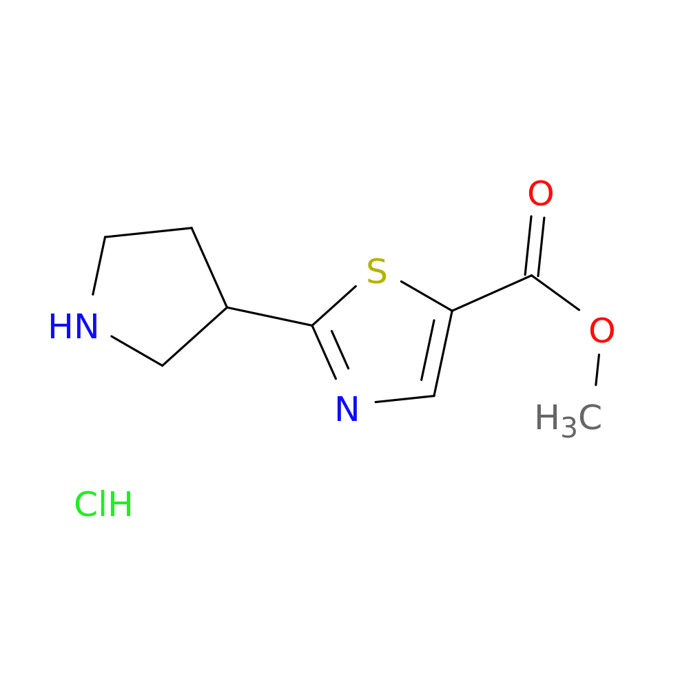 methyl 2-(pyrrolidin-3-yl)-1,3-thiazole-5-carboxylate hydrochloride