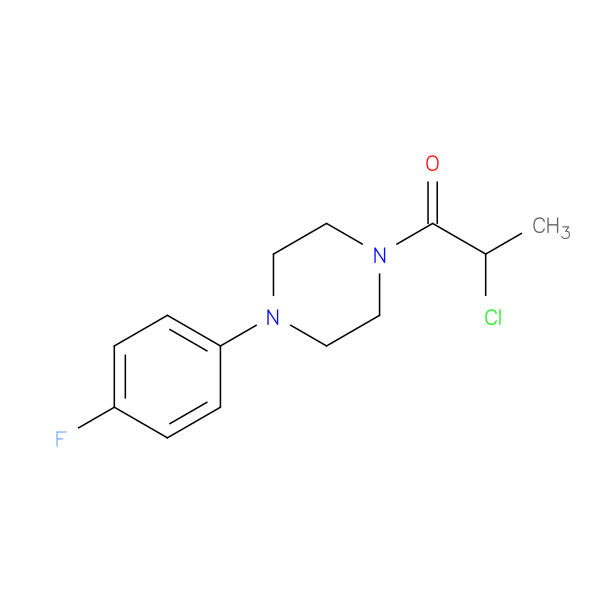 2-chloro-1-[4-(4-fluorophenyl)piperazin-1-yl]propan-1-one