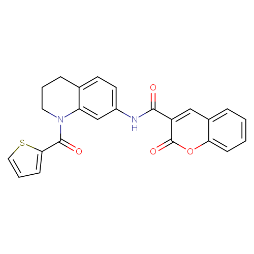 2-oxo-N-[1-(thiophene-2-carbonyl)-1,2,3,4-tetrahydroquinolin-7-yl]-2H-chromene-3-carboxamide