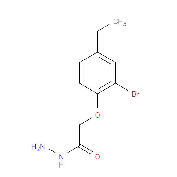 2-(2-Bromo-4-ethylphenoxy)acetohydrazide