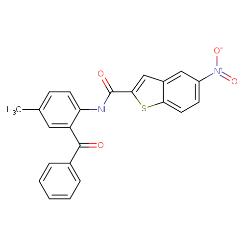 N-(2-benzoyl-4-methylphenyl)-5-nitro-1-benzothiophene-2-carboxamide