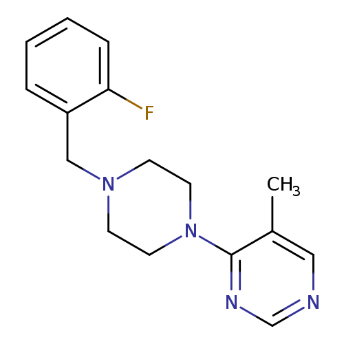 4-{4-[(2-fluorophenyl)methyl]piperazin-1-yl}-5-methylpyrimidine