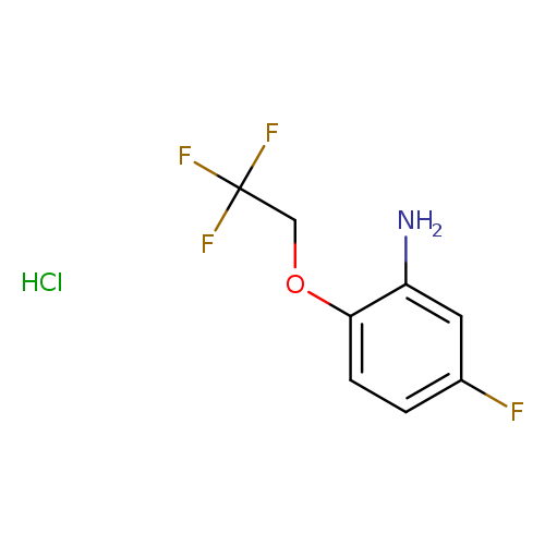 5-Fluoro-2-(2,2,2-trifluoroethoxy)aniline hydrochloride