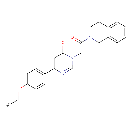 6-(4-ethoxyphenyl)-3-[2-oxo-2-(1,2,3,4-tetrahydroisoquinolin-2-yl)ethyl]-3,4-dihydropyrimidin-4-one