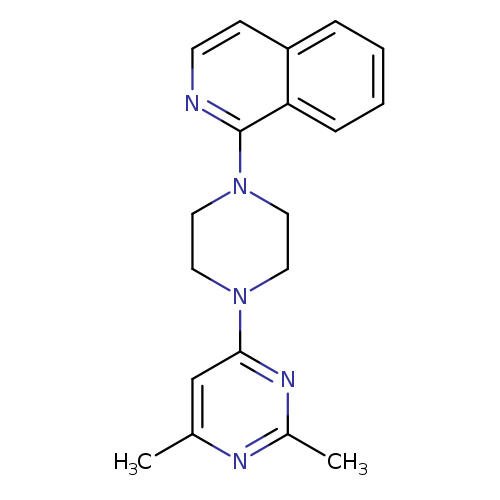 1-[4-(2,6-dimethylpyrimidin-4-yl)piperazin-1-yl]isoquinoline