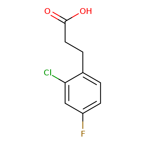 Benzenepropanoic acid, 2-chloro-4-fluoro-