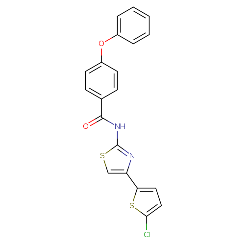 N-[4-(5-chlorothiophen-2-yl)-1,3-thiazol-2-yl]-4-phenoxybenzamide