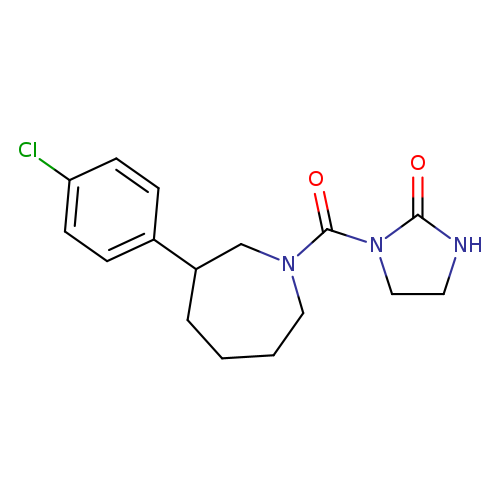 1-[3-(4-chlorophenyl)azepane-1-carbonyl]imidazolidin-2-one