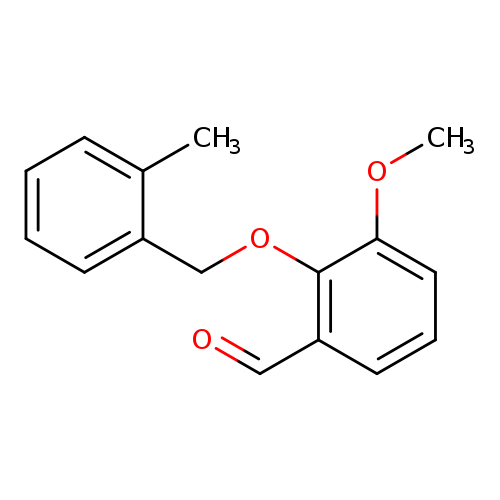 3-Methoxy-2-[(2-methylbenzyl)oxy]benzaldehyde