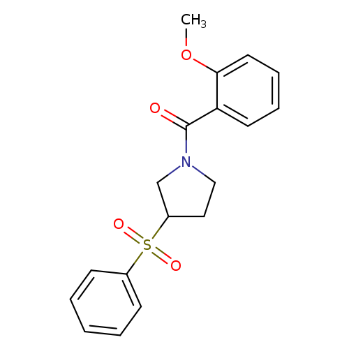 3-(benzenesulfonyl)-1-(2-methoxybenzoyl)pyrrolidine