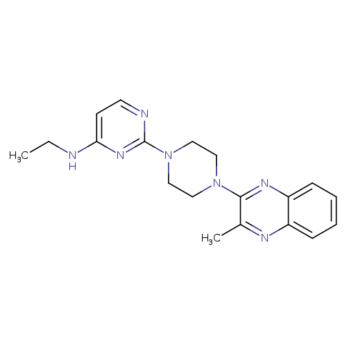 N-ethyl-2-[4-(3-methylquinoxalin-2-yl)piperazin-1-yl]pyrimidin-4-amine