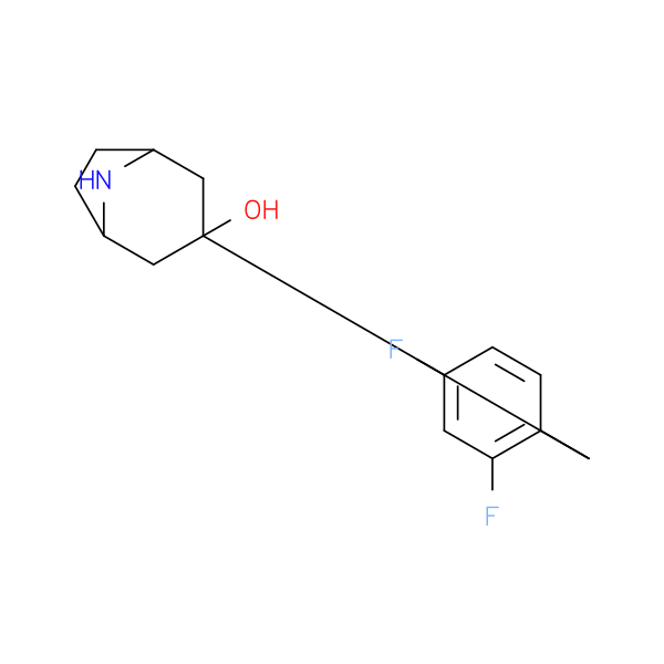 3-[(2,4-difluorophenyl)methyl]-8-azabicyclo[3.2.1]octan-3-ol