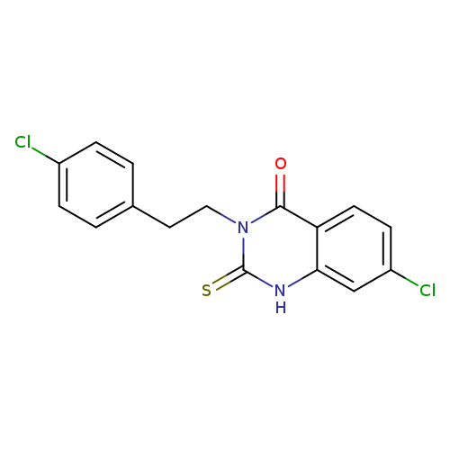 7-chloro-3-[2-(4-chlorophenyl)ethyl]-2-sulfanylidene-1,2,3,4-tetrahydroquinazolin-4-one