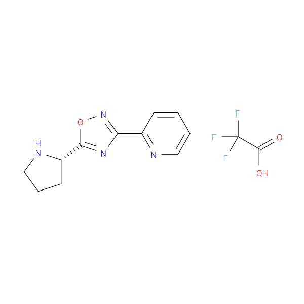 2-{5-[(2S)-2-pyrrolidinyl]-1,2,4-oxadiazol-3-yl}pyridine trifluoroacetate